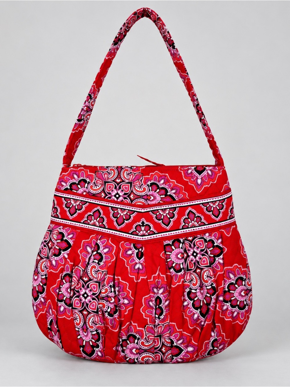 Vera Bradley Frankly Scarlet Hannah Bag Bohemian Retired Quilted Cottage